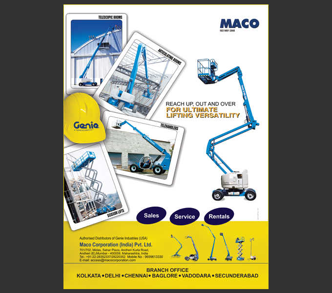 Print ad for Maco
